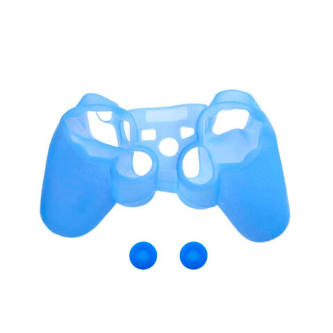 funda de silicona antideslizante para joystick ps2 ps3 + 2 grips