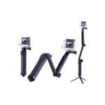 baston selfie stick monopod 3 way articulado go pro tripode