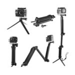 baston selfie stick monopod 3 way articulado go pro tripode