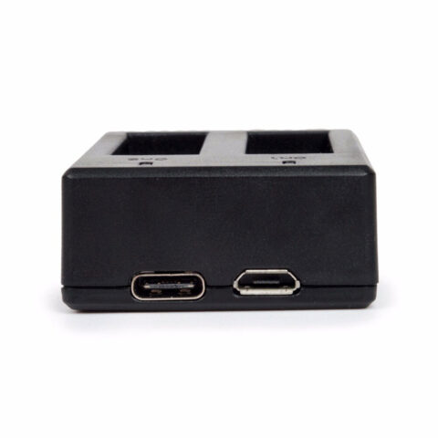 cargador de bateria dual con cable para gopro 5 6 7 black