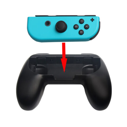 gamepad grip joy con adaptador soporte holder para control nintendo switch x2