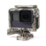 carcasa frame camuflado para gopro hero 5 6 7 go pro soporte