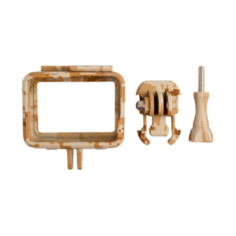 carcasa frame camuflado para gopro hero 5 6 7 go pro soporte