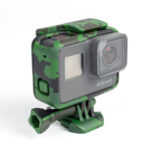 carcasa frame camuflado para gopro hero 5 6 7 go pro soporte