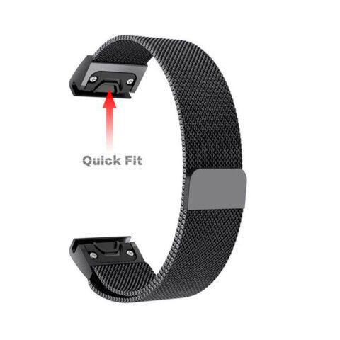 malla metalica milanese para garmin 935 fenix 5 easy fit 22mm