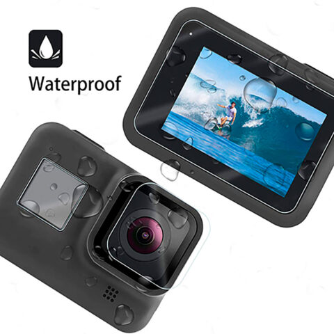 vidrio templado protector de pantallas lente p/ gopro hero 8