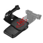 soporte clip pinza montaje 360 para gopro mochila gorra