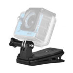 soporte clip pinza montaje 360 para gopro mochila gorra