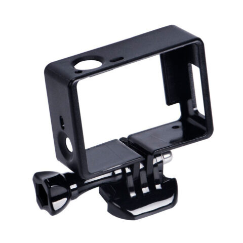 carcasa marco frame abierto para gopro hero 3 y 4 con base