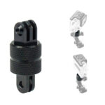 adaptador de montaje en trípode giratorio de 360° gopro