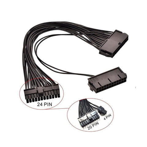 mineria cable adaptador 2 fuentes (no add2psu) 24pin psu
