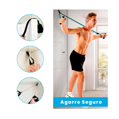 bandas de entrenamiento diferentes resistencia fitness latex