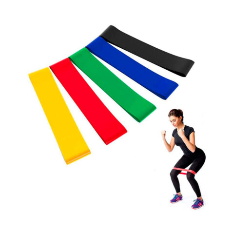 bandas de entrenamiento diferentes resistencia fitness latex