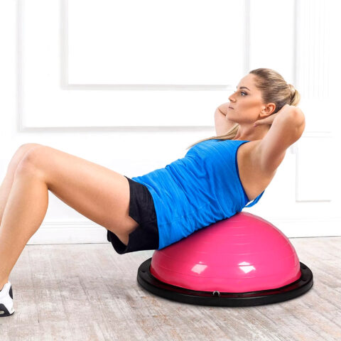 bosu bozu media esfera 46cm equilibrio estabilidad inflador