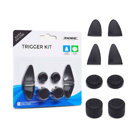 kit completo cubre grips sticks palancas gatillos para joystick ps5