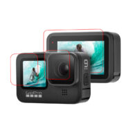vidrio templado protector de pantallas lente para gopro hero 9