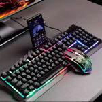 combo teclado y mouse retroiluminados modelo cmk198