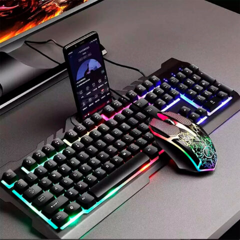 combo teclado y mouse retroiluminados modelo cmk198