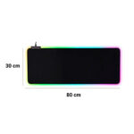 mouse pad gamer led rgb retroiluminado usb 800x300x4mm