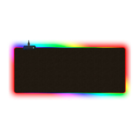 mouse pad gamer led rgb retroiluminado usb 800x300x4mm