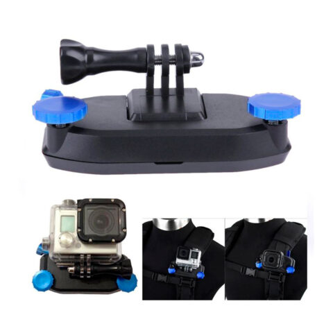 montaje hebilla clip de liberacion rapida para gopro mochila