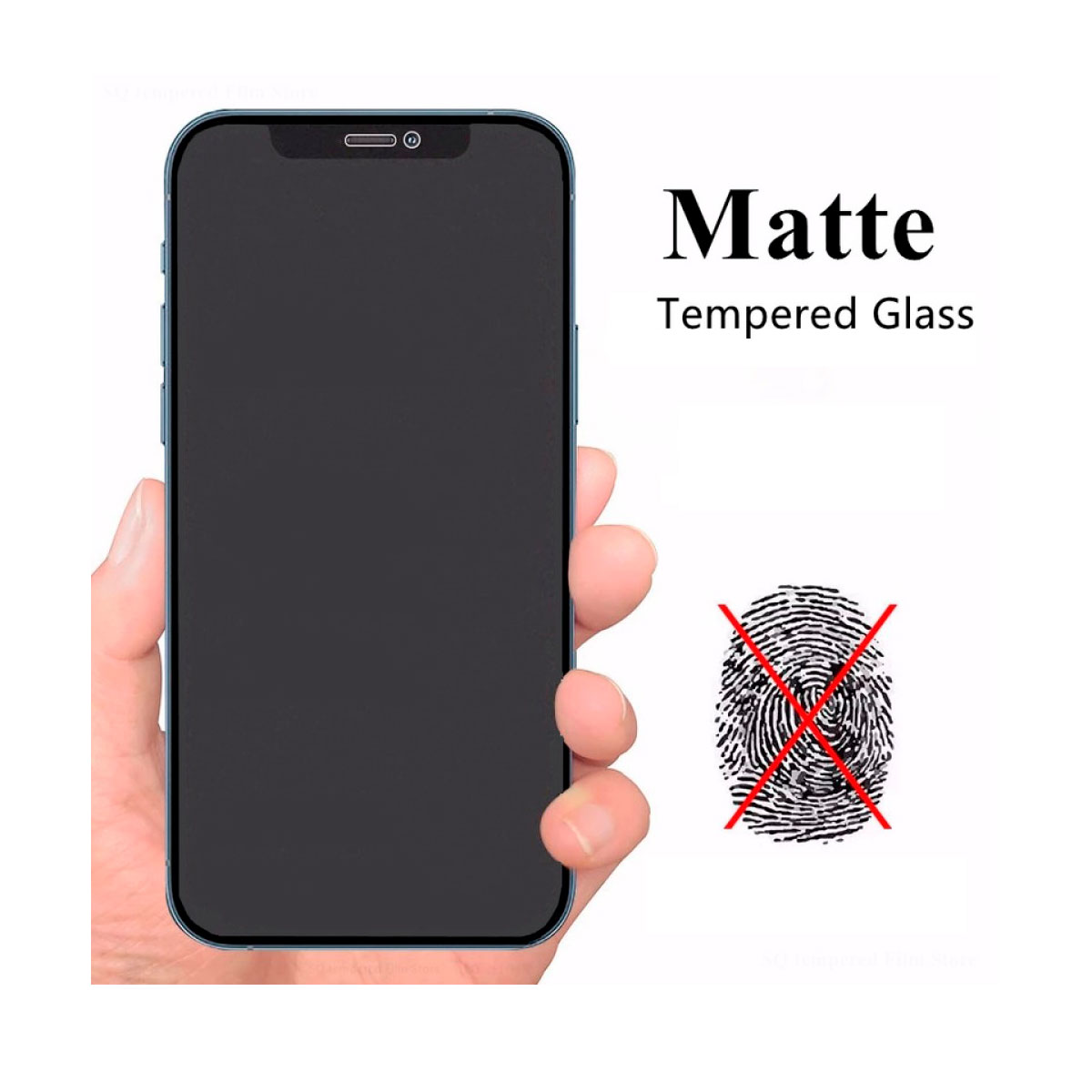 Vidrio Templado Antiespia Mate Para iPhone 13 Mini Pro Max