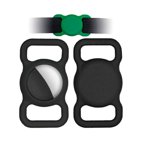 funda de silicona para correa perro compatible airtag