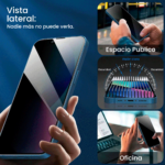 vidrio templado antiespia 2.5d para iphone 13 mini pro max