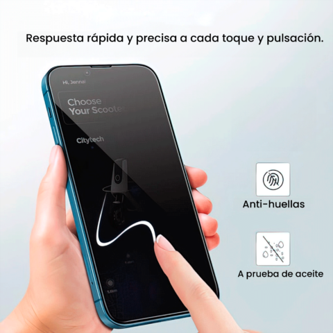 vidrio templado antiespia 2.5d para iphone 13 mini pro max