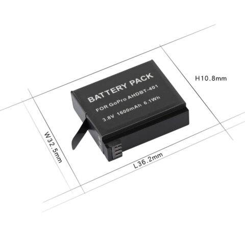 bateria para gopro hero 4 ahdbt 401