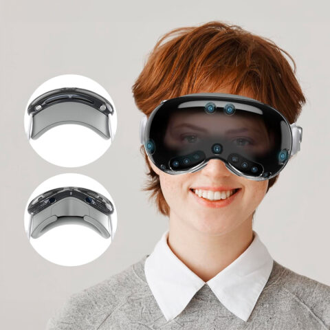 estuche de silicona impermeable para apple vision pro