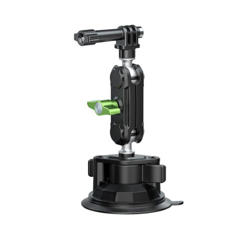 soporte con ventosa para cámara de acción celular rosca universal