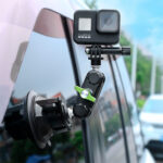 soporte con ventosa para cámara de acción celular rosca universal
