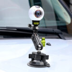 soporte con ventosa para cámara de acción celular rosca universal