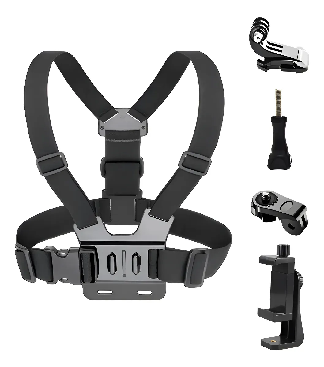 D_NQ_NP_2X_726539-MLA108185807095_032026-F Arnes de Pecho para Celular Clip para Camara de Accion POV - Imagen 1