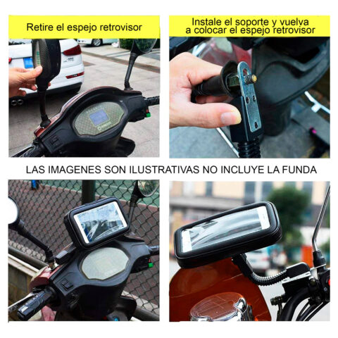 funda para smartphone soporte para moto
