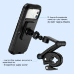 soporte para celular 360 antivibración 6.7 pulgadas