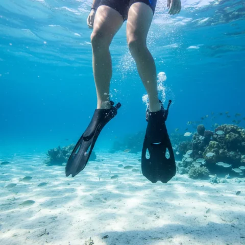Patas De Rana Aletas Para Buceo Profesional - Imagen 9