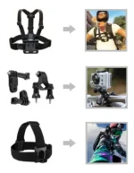 Kit Maletin 48 Accesorios De Gopro 10 11 12 13 Sjcam Gadnic - Imagen 4