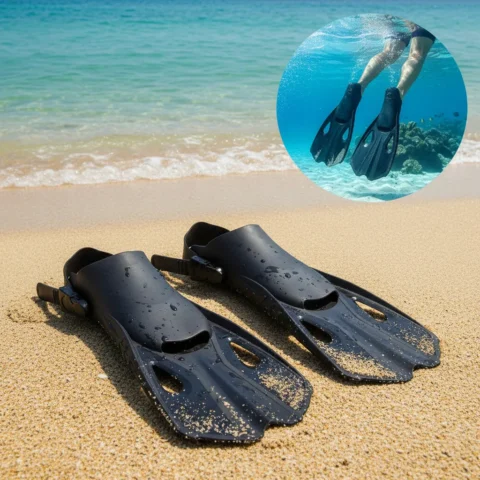 Patas De Rana Aletas Para Buceo Profesional - Imagen 7