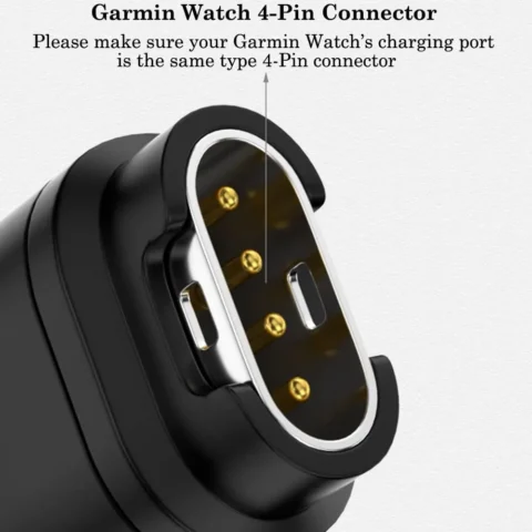 Adaptador Cargador Para Cable Usb C Para Reloj Garmin - Imagen 3