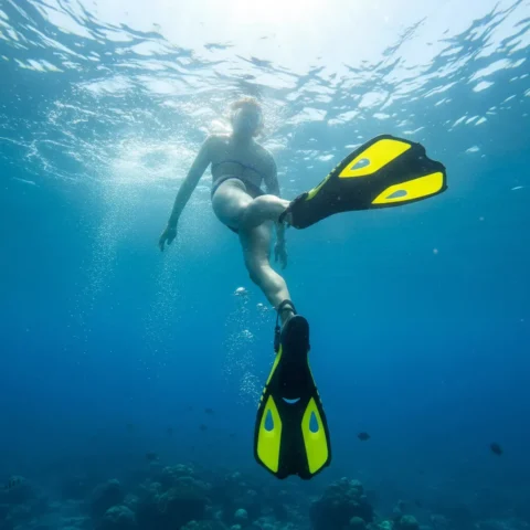 Patas De Rana Aletas Para Buceo Profesional - Imagen 6