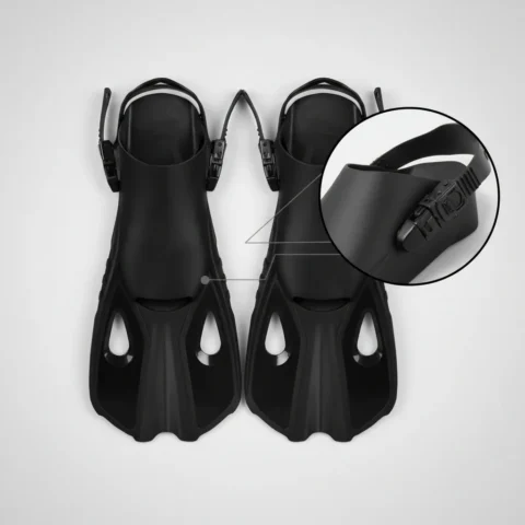 Patas De Rana Aletas Para Buceo Profesional - Imagen 8