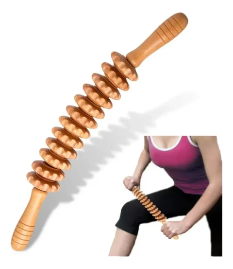 Palo Rodillo Stick Rolo Barra Masaje Masajeador Flexible - Imagen 2