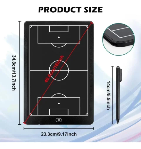 Pizarra Tactica Tablet 16" Futbol - Imagen 4
