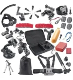 Kit Maletin 48 Accesorios De Gopro 10 11 12 13 Sjcam Gadnic - Imagen 6