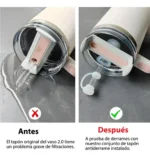 Juego Tapones Para Vasos Stanley Reutilizables Antiderrame - Imagen 4
