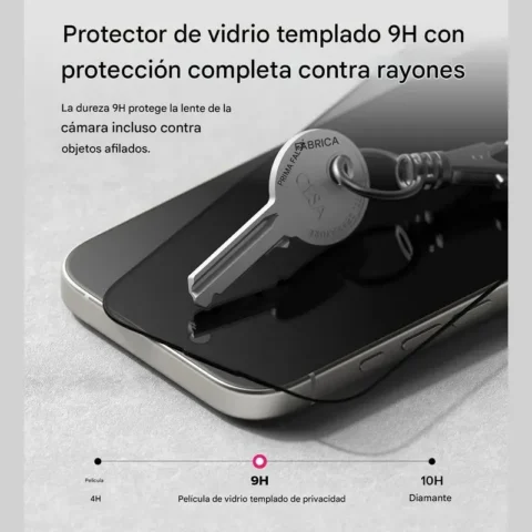 Vidrio Templado Privacy Anti Espia iPhone 17 Air - Imagen 6