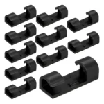 Clips Organizadores De Cables Con Pegamento 16 Piezas