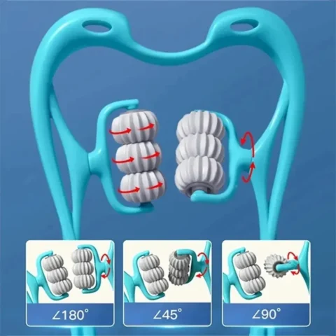 Masajeador De Columna Cervical De 6 Ruedas - Imagen 3